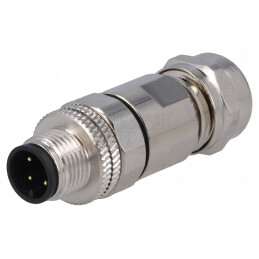 Mufă M12 4-PIN DeviceNet/CANopen IP65 | Electronic-mag.ro | Componente Electronice