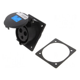 Soclu Mamă Alimentare AC Trifazat 32A 230VAC IP44 | Electronic-mag.ro | Componente Electronice