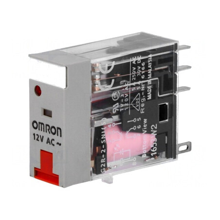 Releu Electromagnetic DPDT 12VAC 5A | Electronic-mag.ro | Componente Electronice
