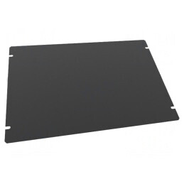Placă de montare oțel neagră 1441 | Electronic-mag.ro | Componente Electronice