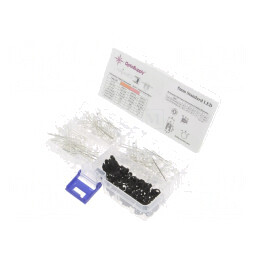 Set LED-uri THT 5mm - Alb Cald, Natural, Rece 20mA (170 buc) | Electronic-mag.ro | Componente Electronice