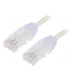 Patch cord UTP alb 1m 28AWG | Electronic-mag.ro | Componente Electronice