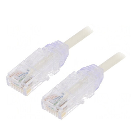 Patch cord UTP alb 1m 28AWG | Electronic-mag.ro | Componente Electronice