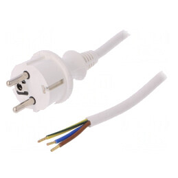 Cablu Electric SCHUKO PVC 3x1,5mm2 5m | Electronic-mag.ro | Componente Electronice