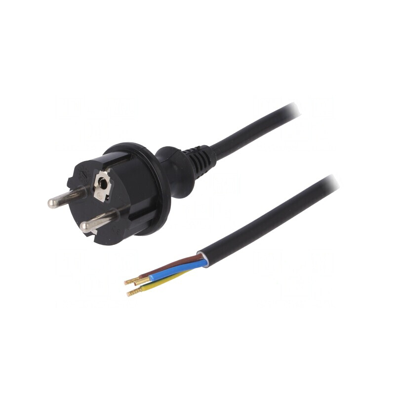 Cablu SCHUKO 3x1,5mm2 PVC 5m | Electronic-mag.ro | Componente Electronice