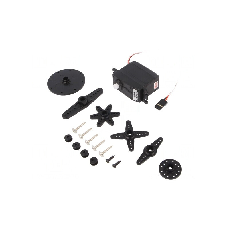 Servomecanism Analogic Metalic 120° 4.8-6VDC | Electronic-mag.ro | Componente Electronice
