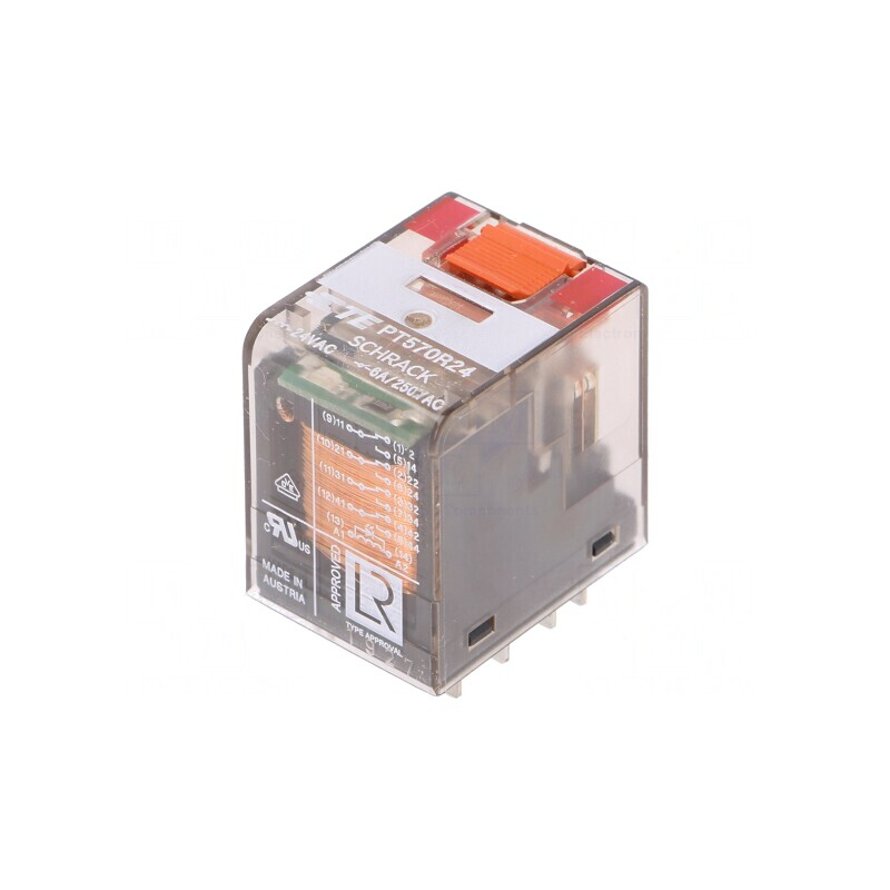 Releu Electromagnetic 4PDT 24VAC 6A | Electronic-mag.ro | Componente Electronice Releu Electromagnetic 4PDT 24VAC 6A | Electronic-mag.ro | Componente Electronice
