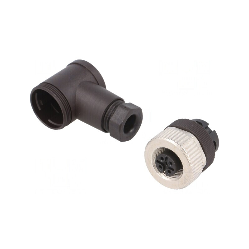 Mufă M12 4-PIN Mamă pe Cablu 4-6mm | Electronic-mag.ro | Componente Electronice Mufă M12 4-PIN Mamă pe Cablu 4-6mm | Electronic-mag.ro | Componente Electronice