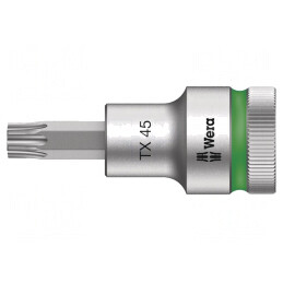 Cap Tubulară Torx TX45 1/2 60mm Oțel Crom-Vanadium Zyklop | Electronic-mag.ro | Componente Electronice