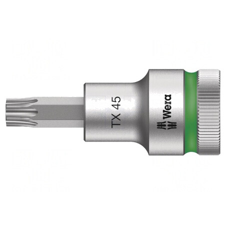 Cap Tubulară Torx TX45 1/2 60mm Oțel Crom-Vanadium Zyklop | Electronic-mag.ro | Componente Electronice