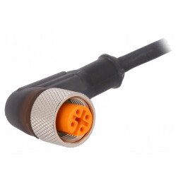 Cablu de Conectare M12 4 PIN 2m Unghiular 250VAC 4A IP67 | Electronic-mag.ro | Componente Electronice