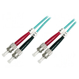 Patch Cord Fibră Optică OM3 ST/UPC 10m LSZH | Electronic-mag.ro | Componente Electronice
