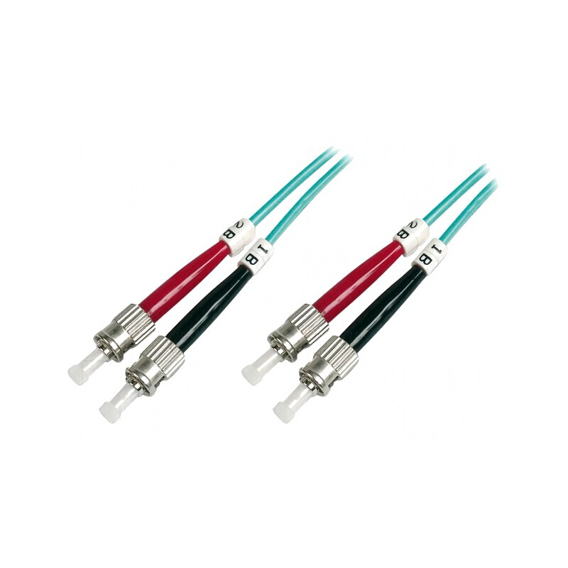 Patch Cord Fibră Optică OM3 ST/UPC 10m LSZH | Electronic-mag.ro | Componente Electronice