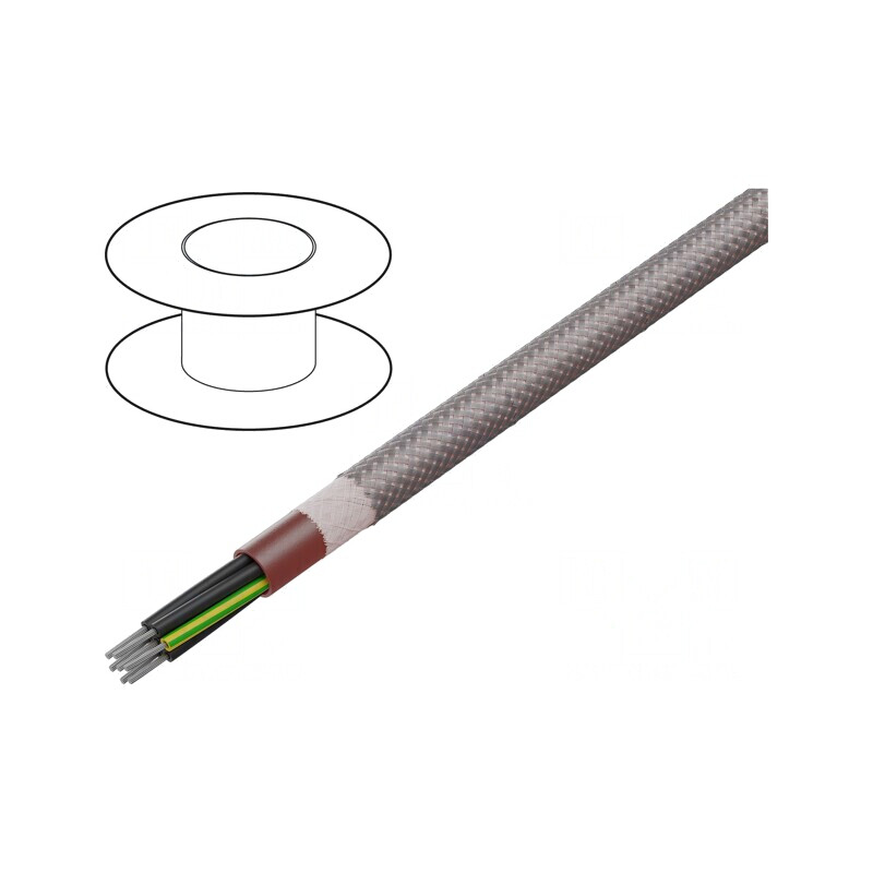 Cablu Silicon 7G1mm2 Maro-Roșu -60÷180°C | Electronic-mag.ro | Componente Electronice