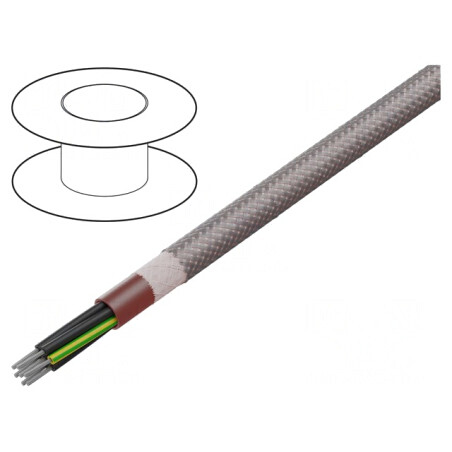 Cablu Silicon 7G1mm2 Maro-Roșu -60÷180°C | Electronic-mag.ro | Componente Electronice