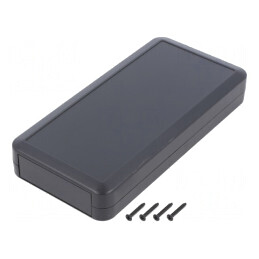 Carcasă universală 80x165x27mm gri închis ABS | Electronic-mag.ro | Componente Electronice