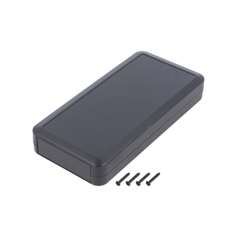 Carcasă universală 80x165x27mm gri închis ABS | Electronic-mag.ro | Componente Electronice