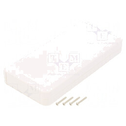 Carcasă Universală Albă ABS IP40 80x165x27mm | Electronic-mag.ro | Componente Electronice