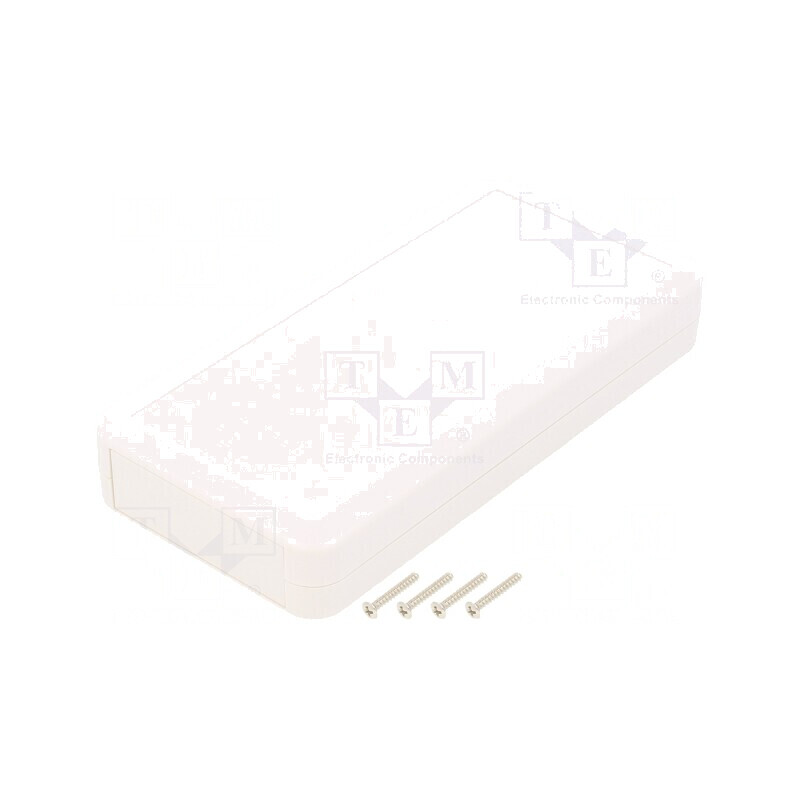 Carcasă Universală Albă ABS IP40 80x165x27mm | Electronic-mag.ro | Componente Electronice