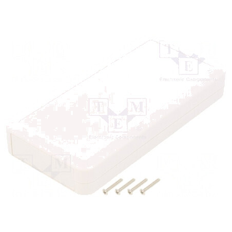 Carcasă Universală Albă ABS IP40 80x165x27mm | Electronic-mag.ro | Componente Electronice