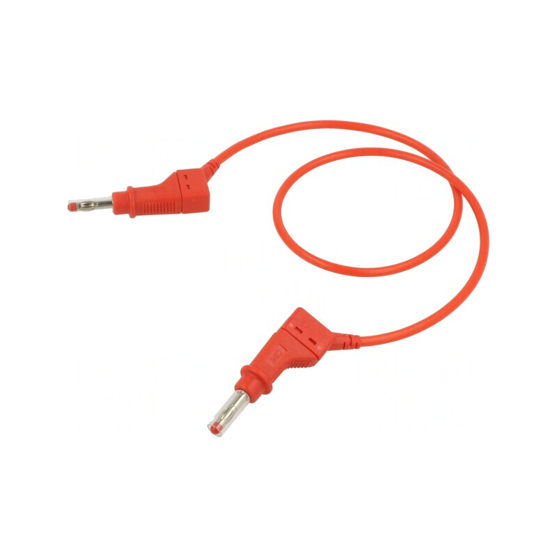Cablu de măsurare 19A mufă banană 4 mm dubla | Electronic-mag.ro | Componente Electronice