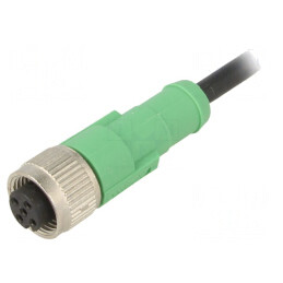Cablu Conectare M12 5Pini 1.5m PVC 60VAC 4A | Electronic-mag.ro | Componente Electronice