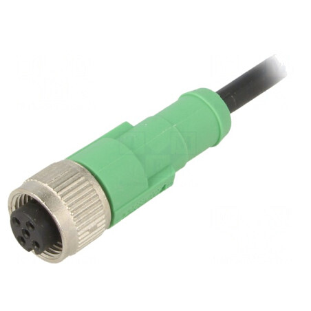 Cablu Conectare M12 5Pini 1.5m PVC 60VAC 4A | Electronic-mag.ro | Componente Electronice
