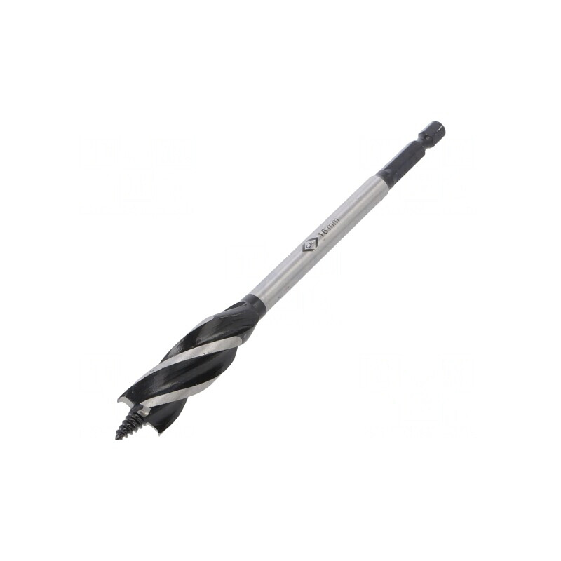 Burghiu Lemn 16mm 160mm | Electronic-mag.ro | Componente Electronice
