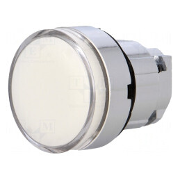 Comutator Apăsare 22mm Albă | Electronic-mag.ro | Componente Electronice