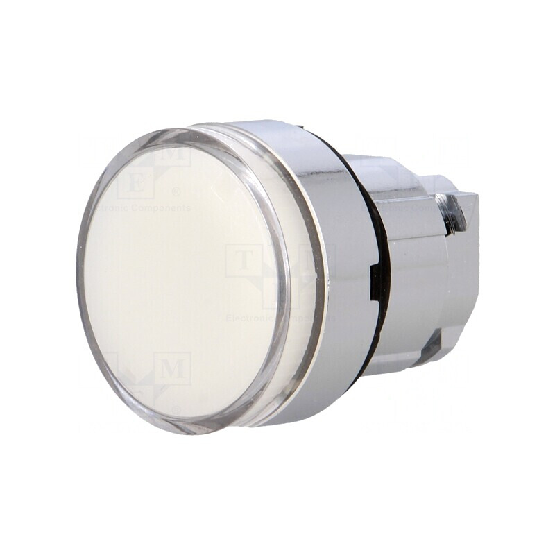 Comutator Apăsare 22mm Albă | Electronic-mag.ro | Componente Electronice