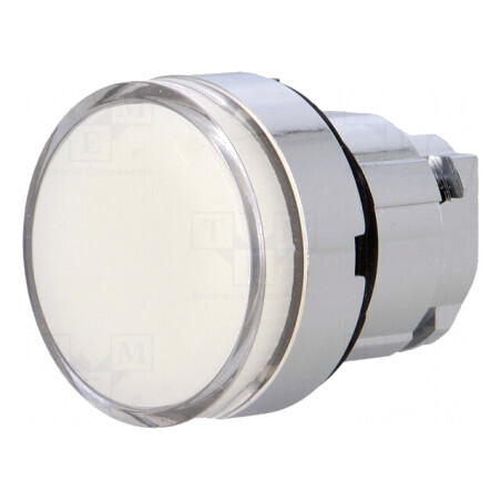 Comutator Apăsare 22mm Albă | Electronic-mag.ro | Componente Electronice