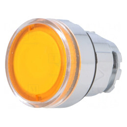 Comutator apăsare 22mm portocaliu | Electronic-mag.ro | Componente Electronice