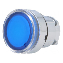 Comutator de Apăsare 22mm Albastru | Electronic-mag.ro | Componente Electronice