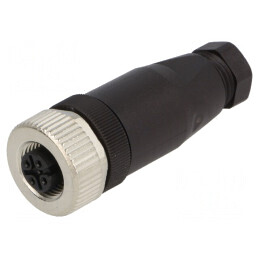 Mufă M12 4-PIN Mamă DeviceNet/CANopen IP67 Pe Cablu | Electronic-mag.ro | Componente Electronice