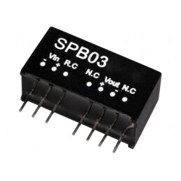 Convertor DC/DC 3W 18-36V la 12V 250mA SIP | Electronic-mag.ro | Componente Electronice