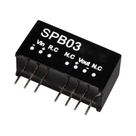 Convertor DC/DC 3W 18-36V la 12V 250mA SIP | Electronic-mag.ro | Componente Electronice