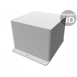 Carcasă Universală ABS Gri IP54 120x120x94mm | Electronic-mag.ro | Componente Electronice