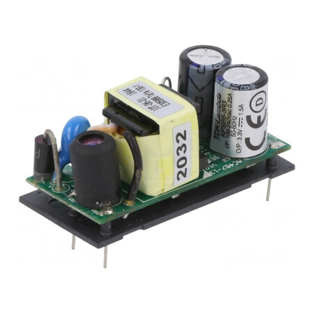 Convertor de Tensiune AC/DC 6W 3.3V 1.5A 75% THT KPSB6 | Electronic-mag.ro | Componente Electronice