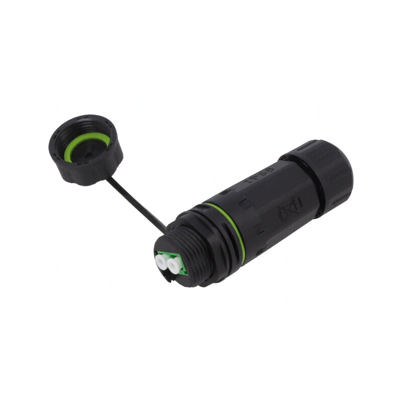 Conector Fibră Optică LC 2 Piste Drept | Electronic-mag.ro | Componente Electronice
