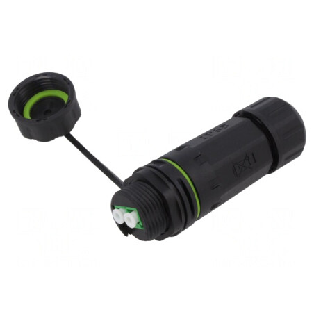 Conector Fibră Optică LC 2 Piste Drept | Electronic-mag.ro | Componente Electronice