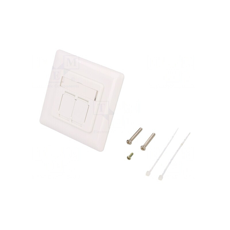 Soclu RJ45 Cat 6 Ecranat 8P8C 22-24AWG | Electronic-mag.ro | Componente Electronice