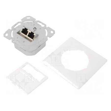 Soclu RJ45 Ecranat Cat 6a Dual 22AWG-24AWG | Electronic-mag.ro | Componente Electronice