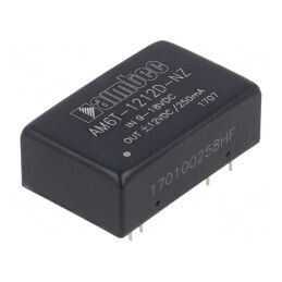 Convertor DC-DC 6W 9-18V la 12V/-12V DIP24 | Electronic-mag.ro | Componente Electronice