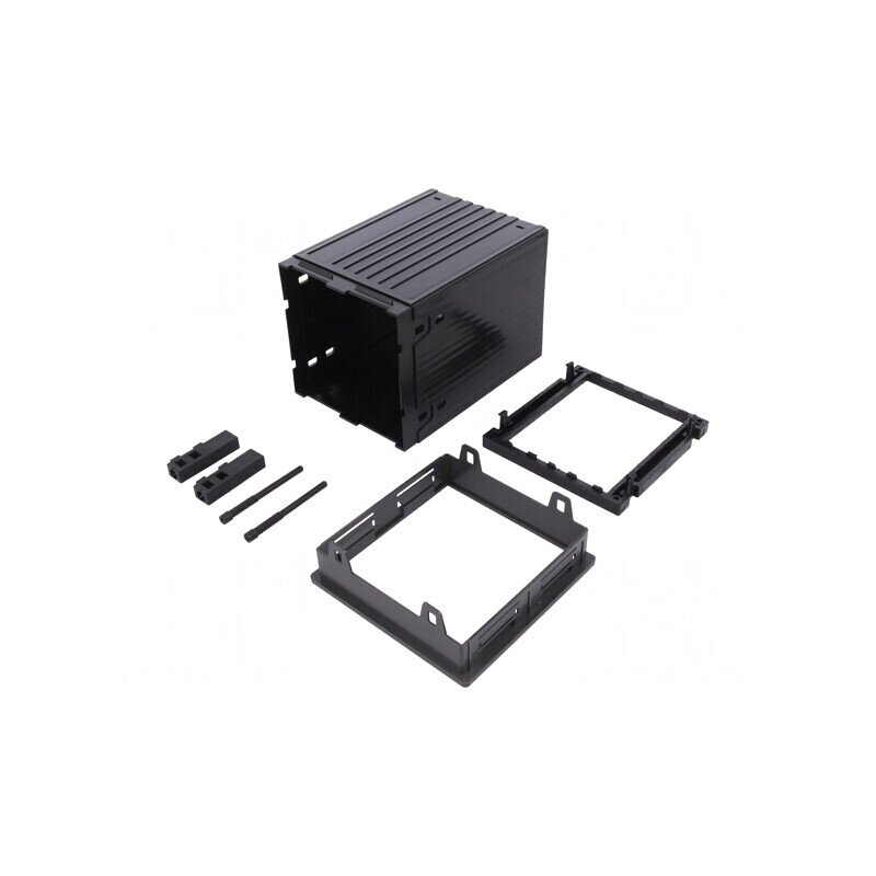 Carcasă electronică 96x96x124 mm ABS/Policarbonat/PPO | Electronic-mag.ro | Componente Electronice