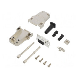 Conector D-Sub HD 15 Pin Mamă Lipire pe Cablu Gold | Electronic-mag.ro | Componente Electronice