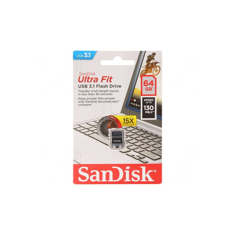 Memorie USB 3.2 64GB Ultra Fit 130MB/s USB A | Electronic-mag.ro | Componente Electronice