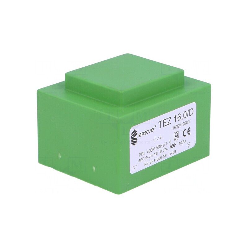 Transformator încapsulat 16VA 400VAC 24V PCB | Electronic-mag.ro | Componente Electronice Transformator încapsulat 16VA 400VAC 24V PCB | Electronic-mag.ro | Componente Electronice