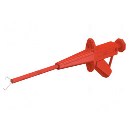 Pensetă de măsurare roșie 1kV 4mm 155mm | Electronic-mag.ro | Componente Electronice