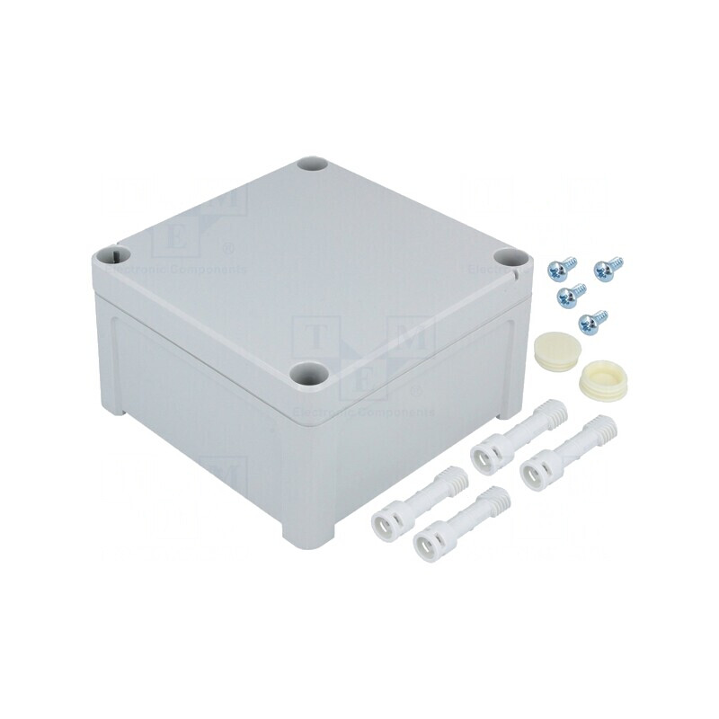 Carcasă universală TEMPO ABS gri IP65 110x110x65mm | Electronic-mag.ro | Componente Electronice Carcasă universală TEMPO ABS gri IP65 110x110x65mm | Electronic-mag.ro | Componente Electronice