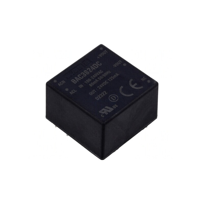 Convertor AC/DC 3W 24VDC | Electronic-mag.ro | Componente Electronice
